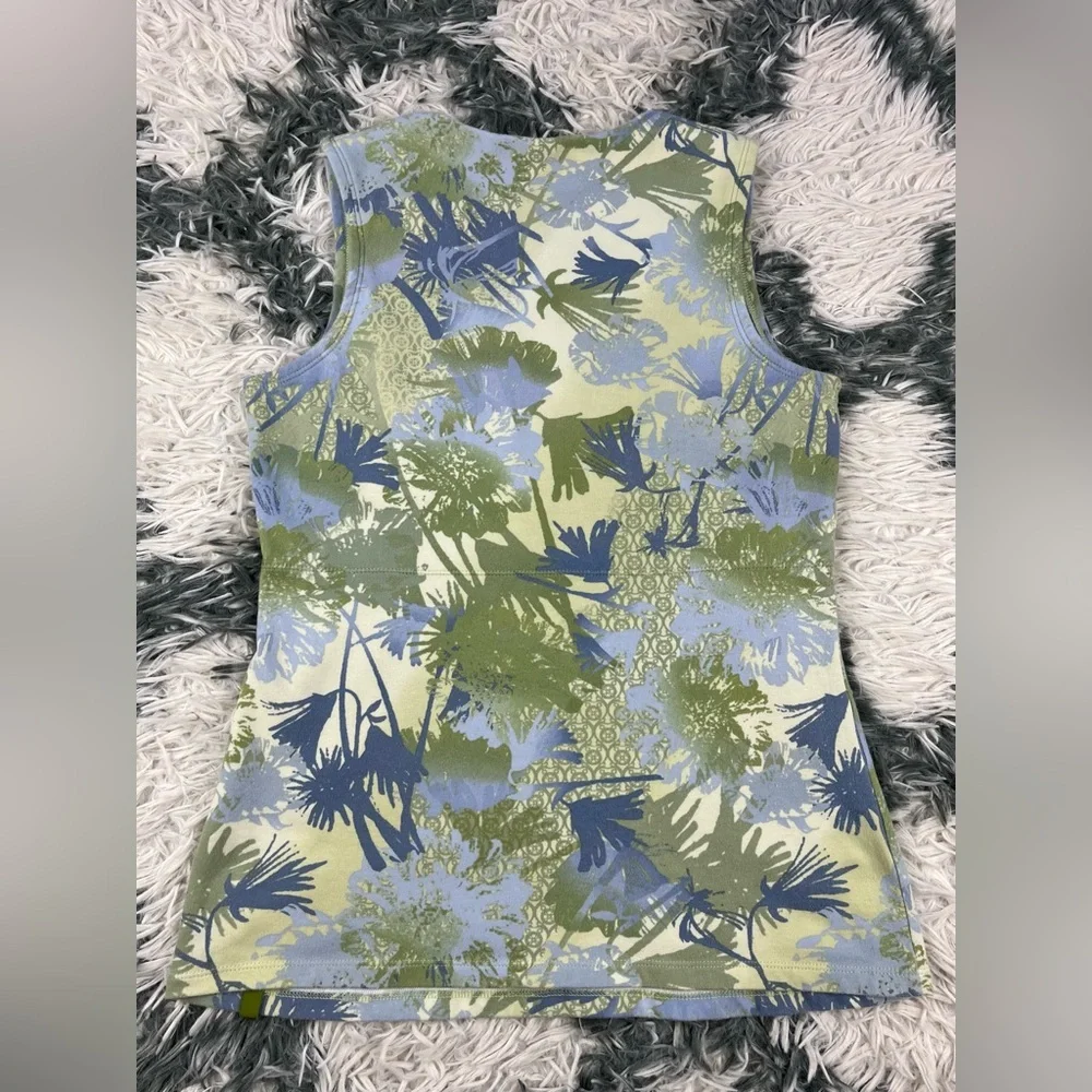 Nike Dri-Fit Women's Green Blue ACG Floral Tank Top Size Medium